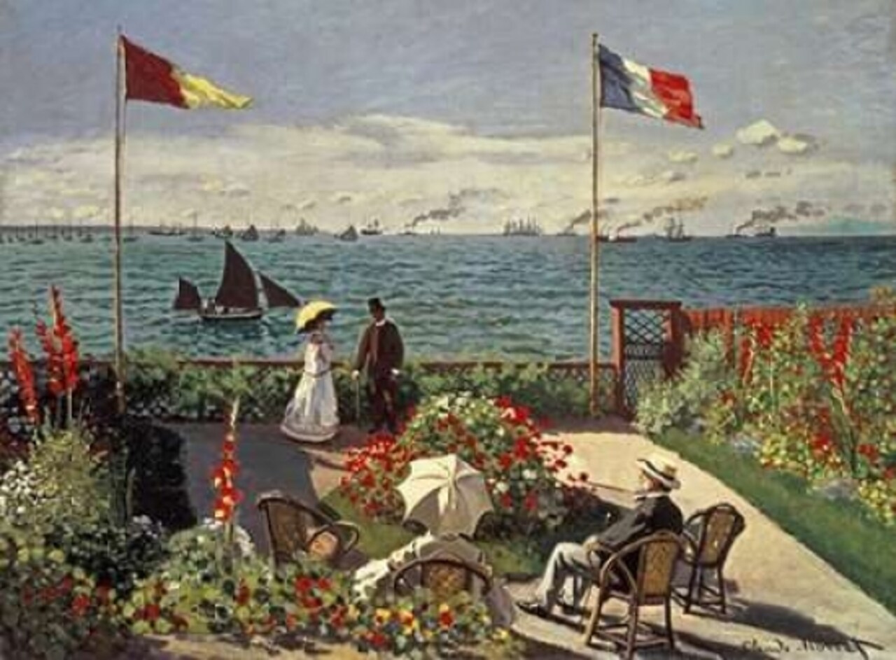 The Terrace at Sainte-Adresse Poster Print by Claude Monet - Item # VARPDX265274